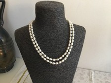 Collier blanc perles d'occasion  Villeneuve-de-la-Raho