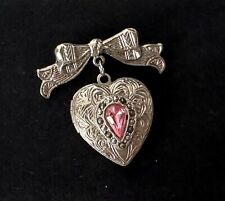 silver tone heart jewelry for sale  Coleman