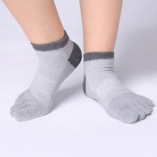 5 pares de meias de dedo do pé meias esportivas tênis de ioga meias de pilates masculinas comprar usado  Enviando para Brazil