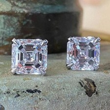 Moissanite stud earrings for sale  Jamaica