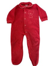VINTAGE TRIMFIT BABY TERRY FOOTIE SLEEPER TAMANHO M 11-18 LBS. FEITO NOS EUA  comprar usado  Enviando para Brazil