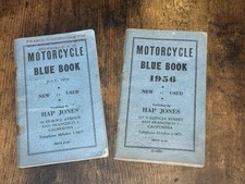 Usado, Vintage Hap Jones Motocicleta Scooter Livro Azul 1954 1956, Pearce Greenville SC comprar usado  Enviando para Brazil
