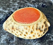 vintage shell pin cushion for sale  BOURNEMOUTH