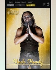 Topps WWE Slam - Uncle Howdy - Gold Label Gold Base 2025 Legendary comprar usado  Enviando para Brazil