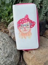 Cat wallet zip for sale  Kalona