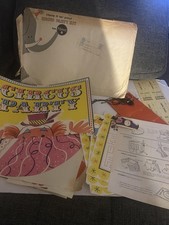 Kit completo de festa de circo vintage Pillsbury década de 1960 jogos atividades decoração comprar usado  Enviando para Brazil