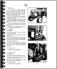 Service manual international for sale  Atchison