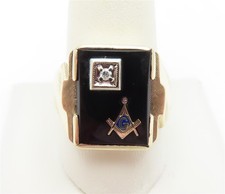 Vintage masonic 10k for sale  Weyers Cave