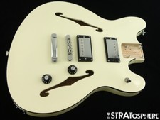 Fender Squier Affinity Starcaster Deluxe CORPO CARREGADO Branco Olímpico Semi-Oco comprar usado  Enviando para Brazil