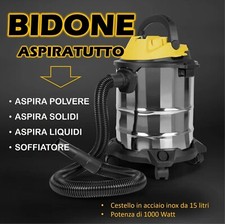 Bidone 15l aspira usato  Caserta