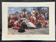 Hand signed indycar for sale  NEWPORT