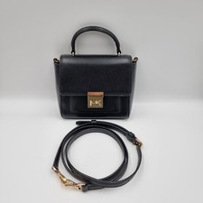 Bolsa satchel Michael Kors Mindy preta couro genuíno mini conversível tiracolo comprar usado  Enviando para Brazil