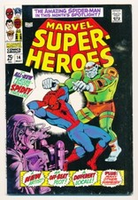 MARVEL SUPER HEROES 1967 #14 MUITO BOM ESTADO ÓTIMA COR POR DENTRO E POR FORA comprar usado MARVEL SUPER HEROES 1967 #14 MUITO BOM ESTADO ÓTIMA COR POR DENTRO E POR FORA comprar usado  Enviando para Brazil