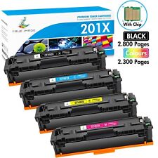 4PK Toner Para HP 201X CF400X CF400A cor LaserJet Pro MFP M277dw M277 M252dw, usado comprar usado  Enviando para Brazil