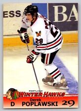 Derek Poplawski 2003-04 Portland Winter Hawks, usado comprar usado  Enviando para Brazil