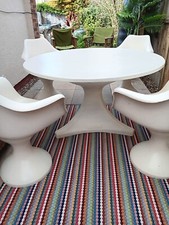 Dining table white for sale  HERNE BAY
