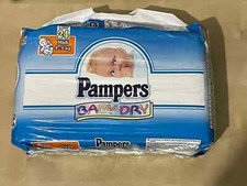 Vintage Pieluchy Pieluchy Kucz Plastikowe pieczone pampery Baby Dry 1996 na sprzedaż  PL