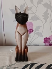 Chat assis bois d'occasion  Belleville-sur-Meuse