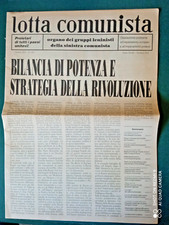 Giornale lotta comunista usato  Altavilla Vicentina