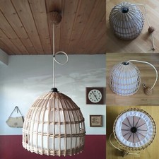 35cm vintage rattan gebraucht kaufen  Germering