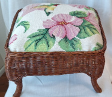 Vtg wicker footstool for sale  Spring Hill