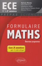 Formulaire maths ece d'occasion  France