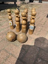 Vintage wooden skittles for sale  LONDON