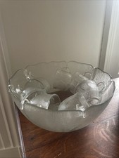 Vintage glass punch for sale  BRIDPORT
