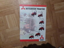 Prospekt mitsubishi traktoren gebraucht kaufen  Weinheim