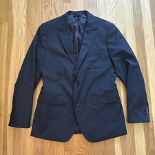 Jaqueta blazer masculina Bonobos lã poliéster mistura terno 40R preta slim fit nova sem etiquetas comprar usado  Enviando para Brazil