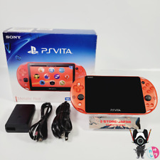 Caixa de console PS Vita PCH-2000 acessório completa região livre CAIXA NeonOrange RankA comprar usado  Enviando para Brazil