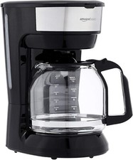 Cafeteira Amazon Basics 12 xícaras, aço inoxidável preto, filtro reutilizável comprar usado  Enviando para Brazil
