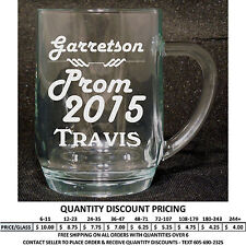 Personalized prom glass for sale  Omaha