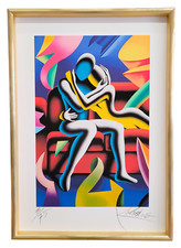 Mark Kostabi  Fine Art  giclée Pure Ecstasy 2022  Pop casa arte quadri comprar usado  Enviando para Brazil