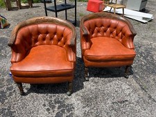 Vintage leather chairs for sale  Fairmont