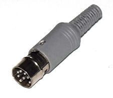 Conector DIN 8 45º 262º macho aereo soldar nuevo megadrive C64 U type comprar usado  Enviando para Brazil