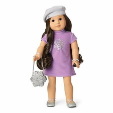 Vestido, zapatos, boina y accesorios American Girl Truly Me suave como la nieve segunda mano  Embacar hacia Mexico