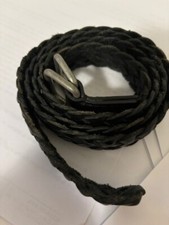 Cintura intrecciata nera usato  Pozzuoli