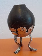 antigo Pampa Colonial Argentine mate prata esterlina 800 corpo de abóbora gaúcho comprar usado  Enviando para Brazil