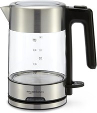 Chaleira elétrica Amazon Basics garrafa de vidro chá café fervura rápida desligamento automático 1,1 quarto, usado comprar usado Chaleira elétrica Amazon Basics garrafa de vidro chá café fervura rápida desligamento automático 1,1 quarto, usado comprar usado  Enviando para Brazil
