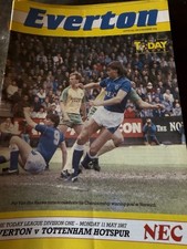 Everton home programmes for sale  STOKE-ON-TRENT