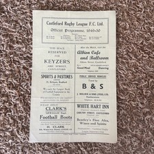 1949 rugby league for sale  CASTLEFORD