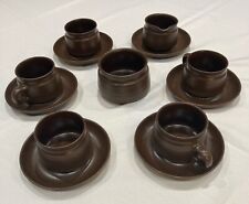 Brown pottery cups for sale  HUDDERSFIELD