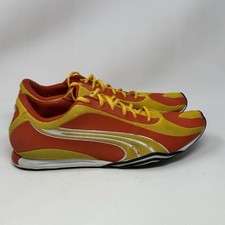 Tênis Puma Cell Masculino 12 Laranja Amarelo Malha Preppy Sapatos Casuais Vintage comprar usado  Enviando para Brazil