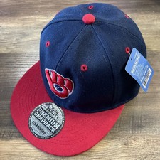 Chapéu SnapBack Milwaukee Brewers azul e vermelho novo com etiquetas Max Headgear Premium SnapBack comprar usado  Enviando para Brazil