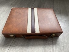 1premium leather backgammon for sale  TELFORD