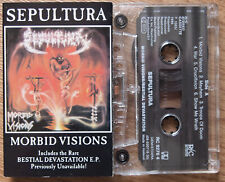 SEPULTURA - MORBID VISIONS (ROADRACER RC92764) 1990s EUROPE CASSETTE REISSUE comprar usado  Enviando para Brazil