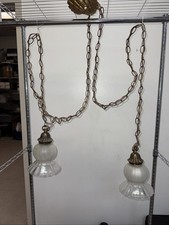Double brass pendant for sale  Jacksonville