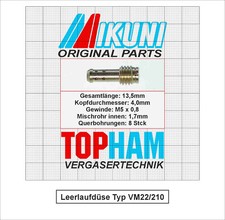 Riginal mikuni leerlaufdüse gebraucht kaufen  Stemwede