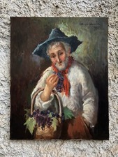 Quadro vintage contadino usato  Calvizzano